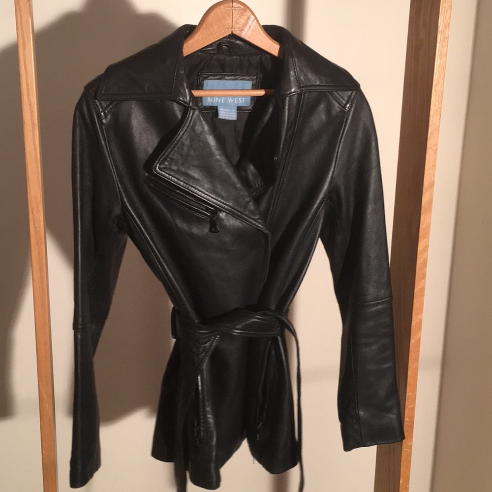 Nine West Leather Coat